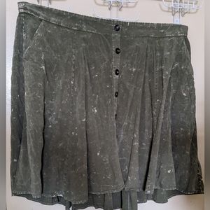 Torrid Army Green Skirt
